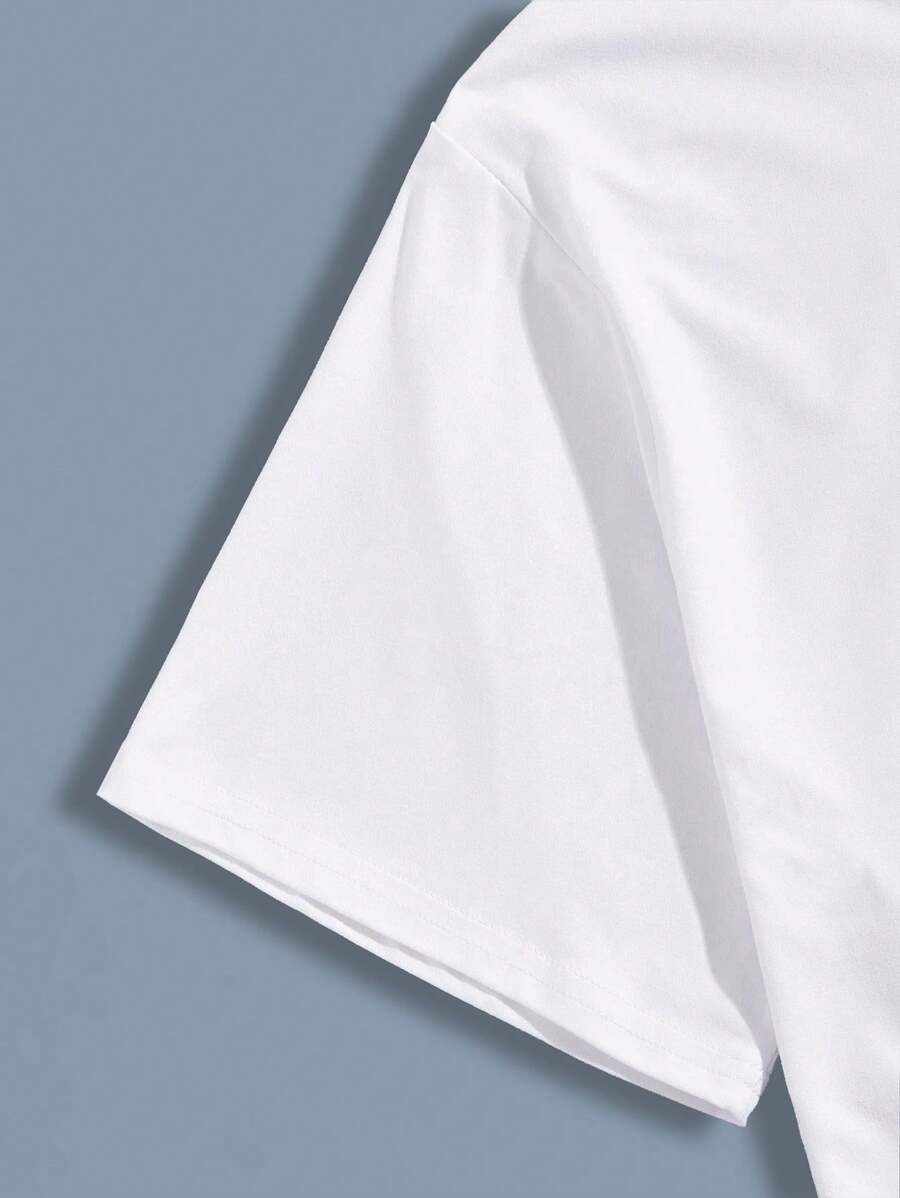 Printed Short Sleeve T Shirts-Vacay Outfit