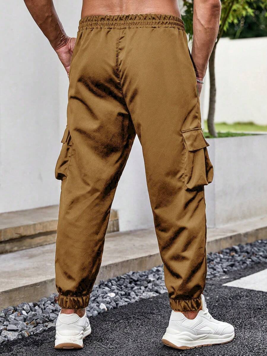 Loose Fit Street Style Cargo Pants-Vacay Outfit