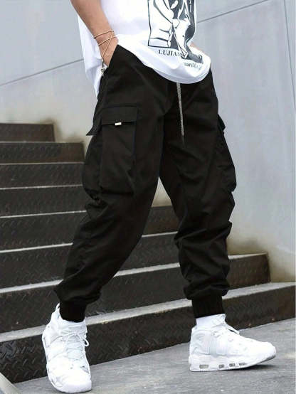 Loose Fit Street Style Cargo Pants-Vacay Outfit