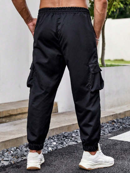 Loose Fit Street Style Cargo Pants-Vacay Outfit