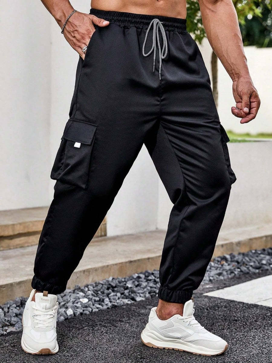 Loose Fit Street Style Cargo Pants-Vacay Outfit