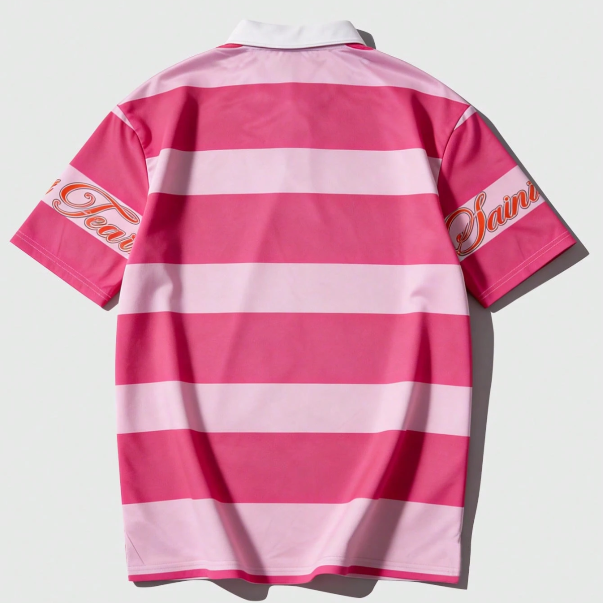 Embroidered And Printed Short Sleeve Polo Shirt For Men