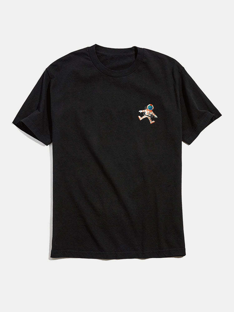 Astronaut Logo Graphic T-Shirts-Vacay Outfit