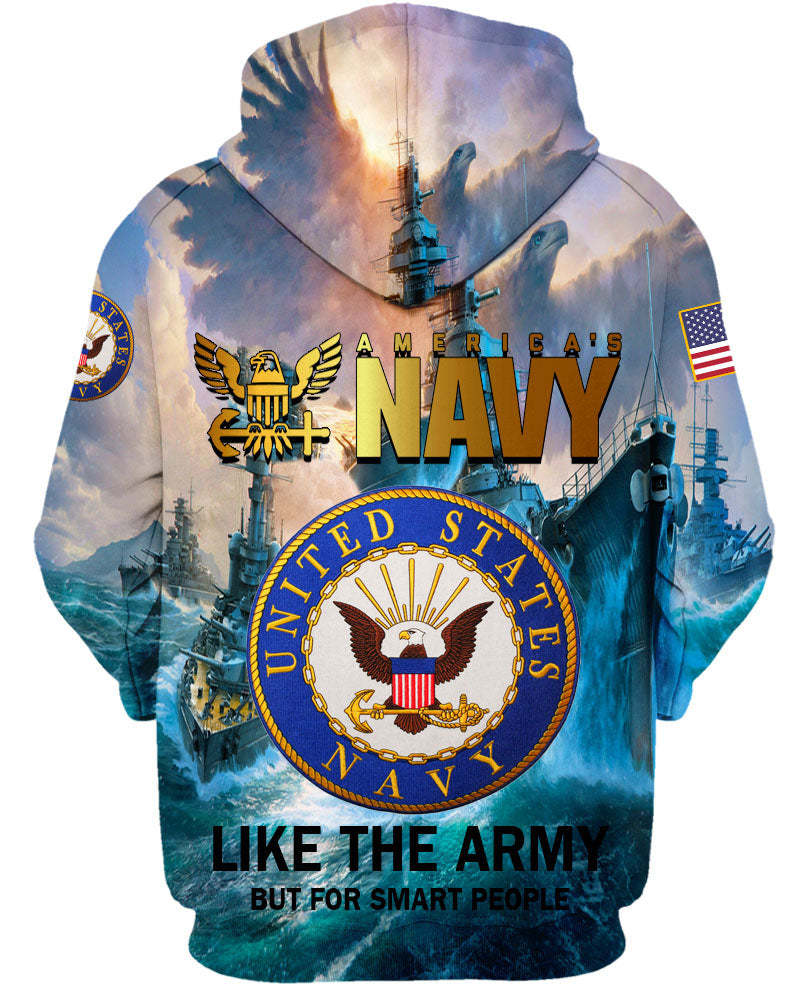 Navy Popeye Hoodie-Vacay Outfit