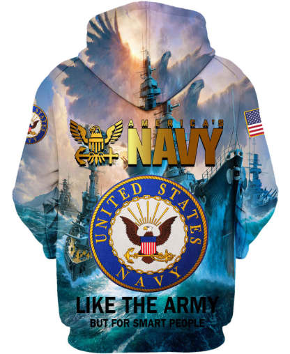 Navy Popeye Hoodie-Vacay Outfit