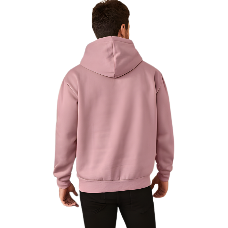 Mens Casual Cotton Hooded Collar Drawstring Hoodies Pullover Sweatshirts Casual Long Sleeve Shirts