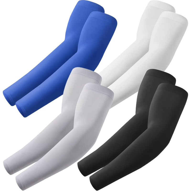 Pack Of 4 Cooling UV Sun Arm Sleeves For Men And Women