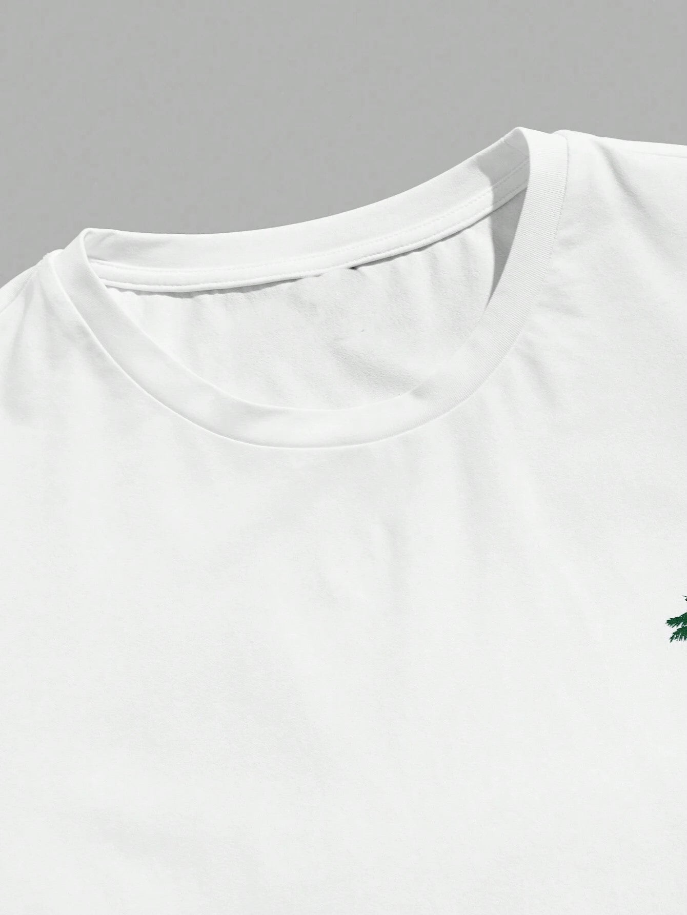 Palm Motif T Shirt With Adjustable Shorts-Vacay Outfit