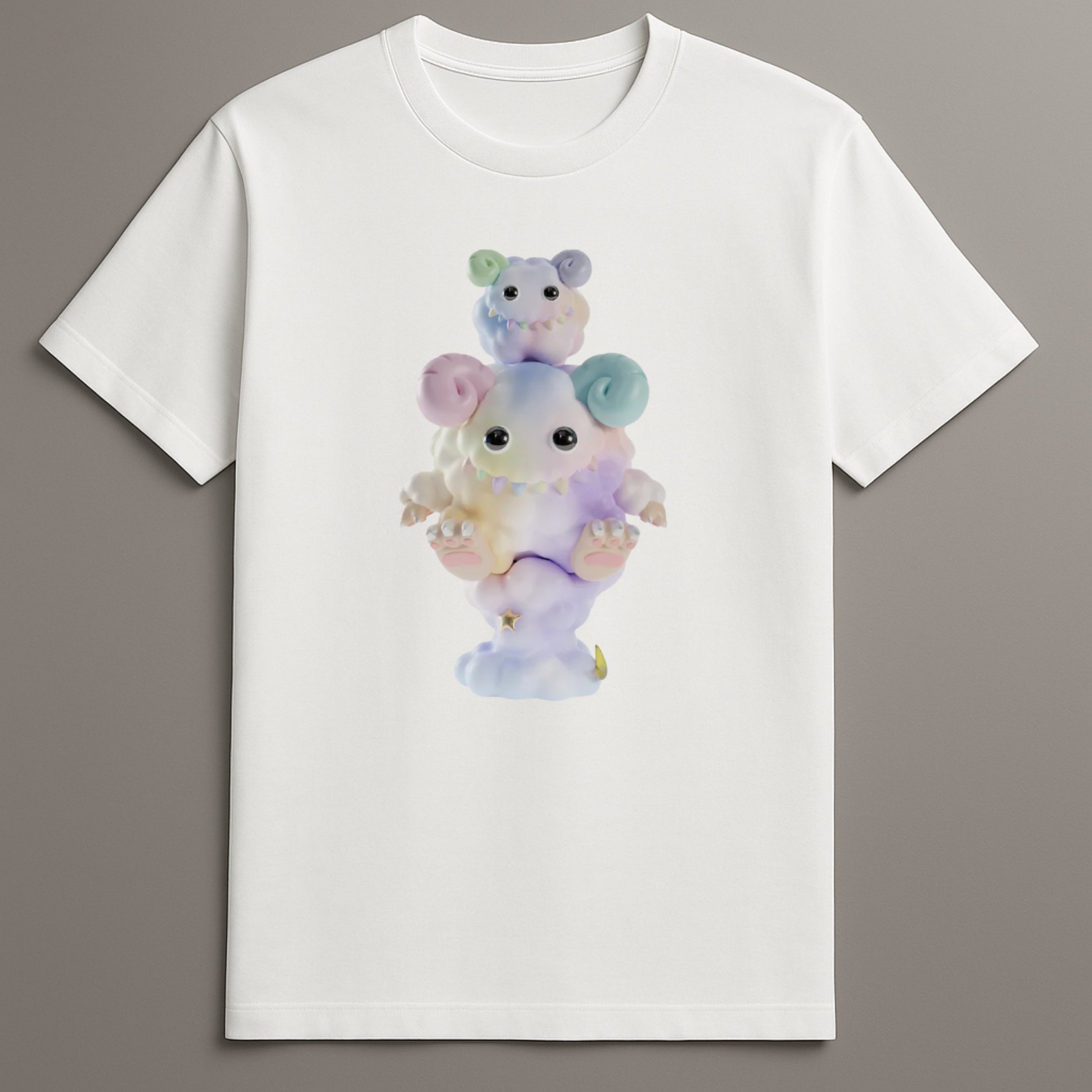 Rainbow horned creatures