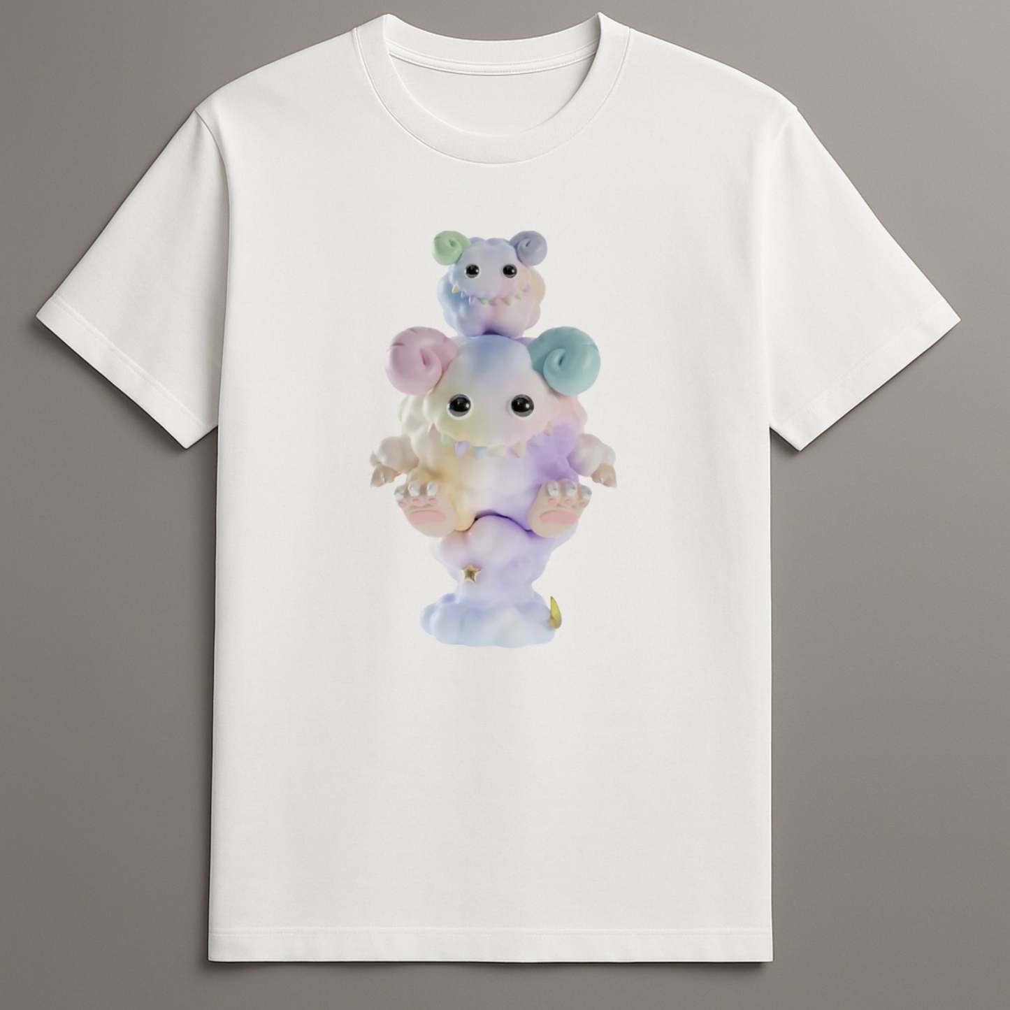 Rainbow horned creatures