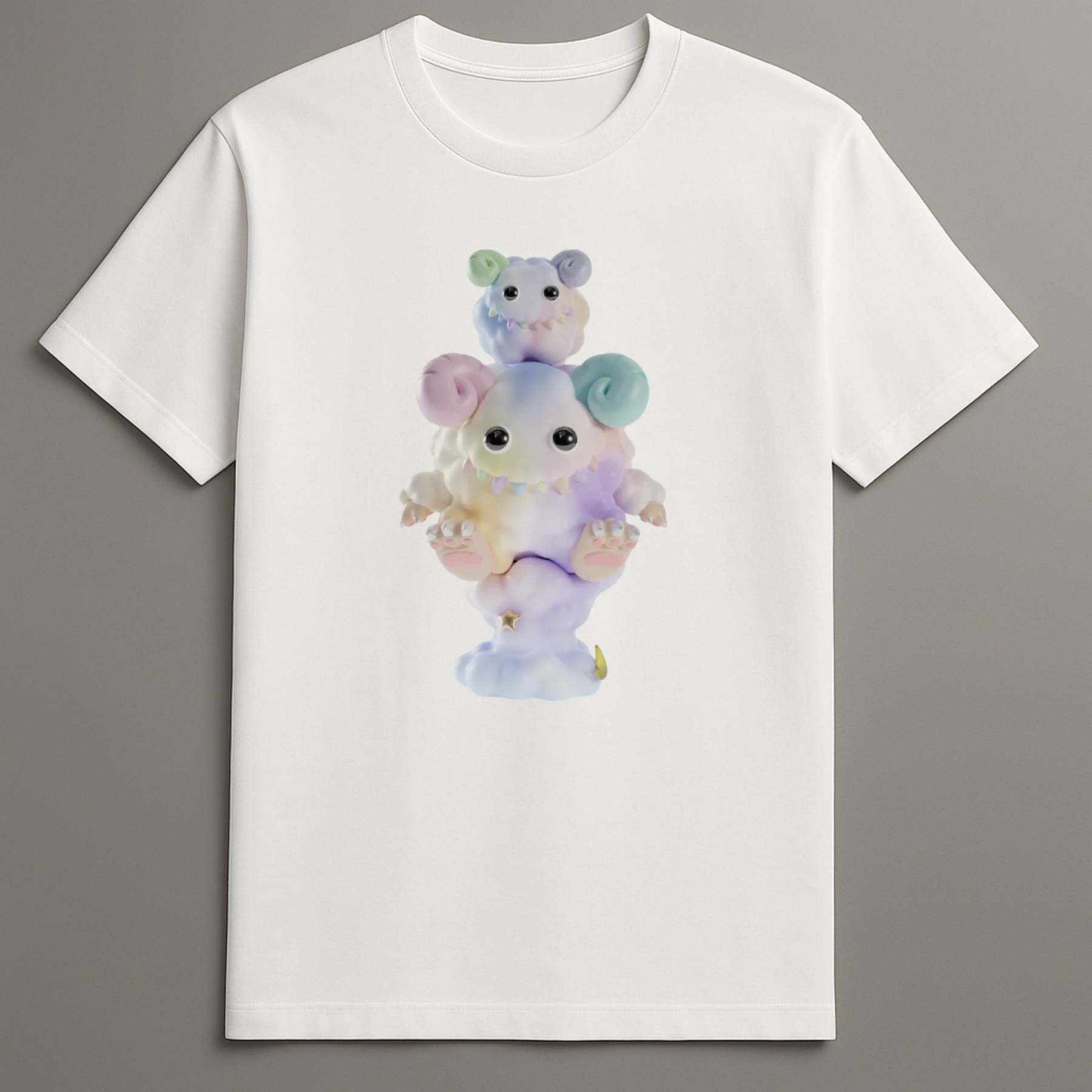 Rainbow horned creatures