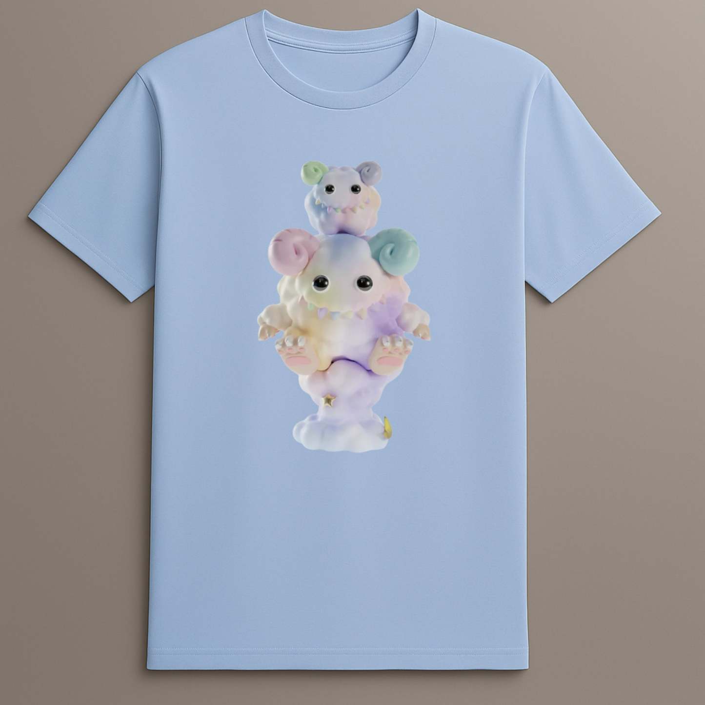 Pastel fantasy characters