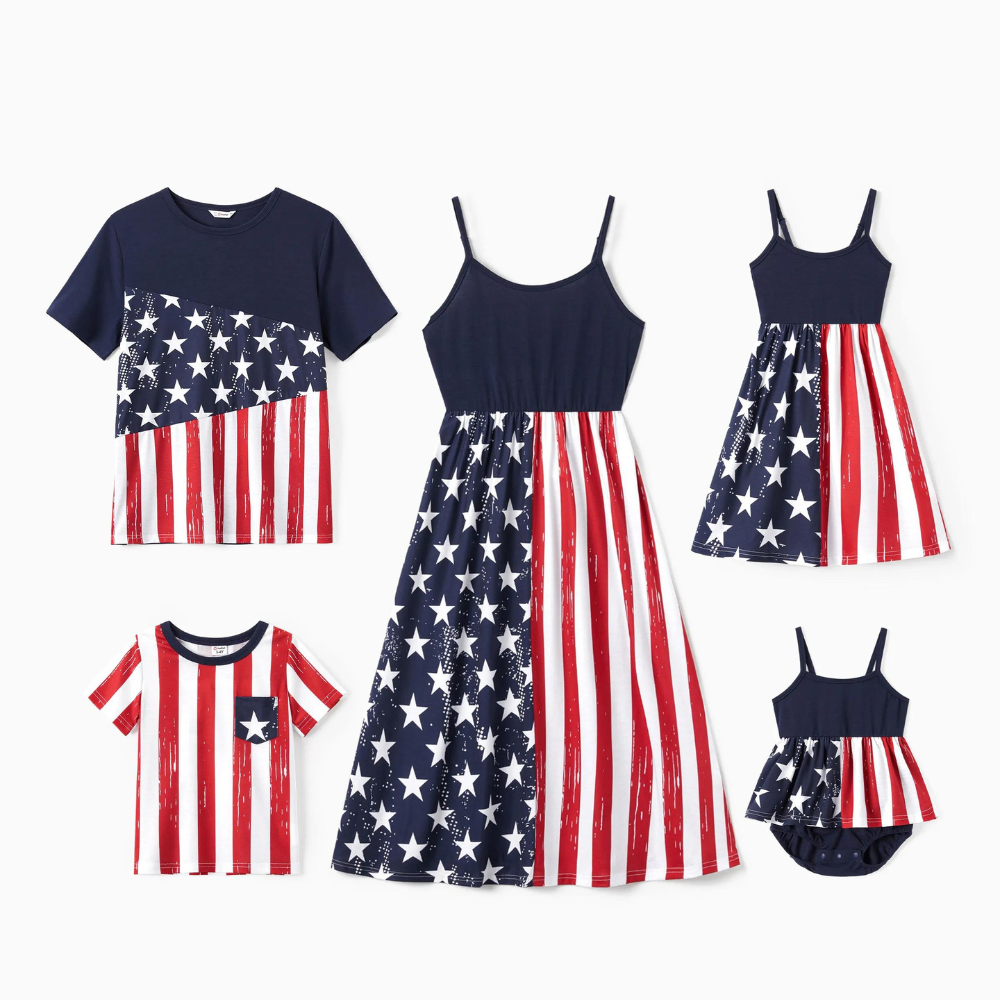Patriotic Family Matching Outfit Set-Vacay Outfit