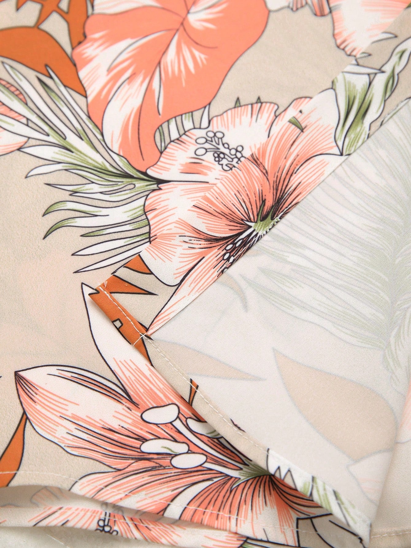 Tropical Harmony Shirt And Shorts Set-Vacay Outfit