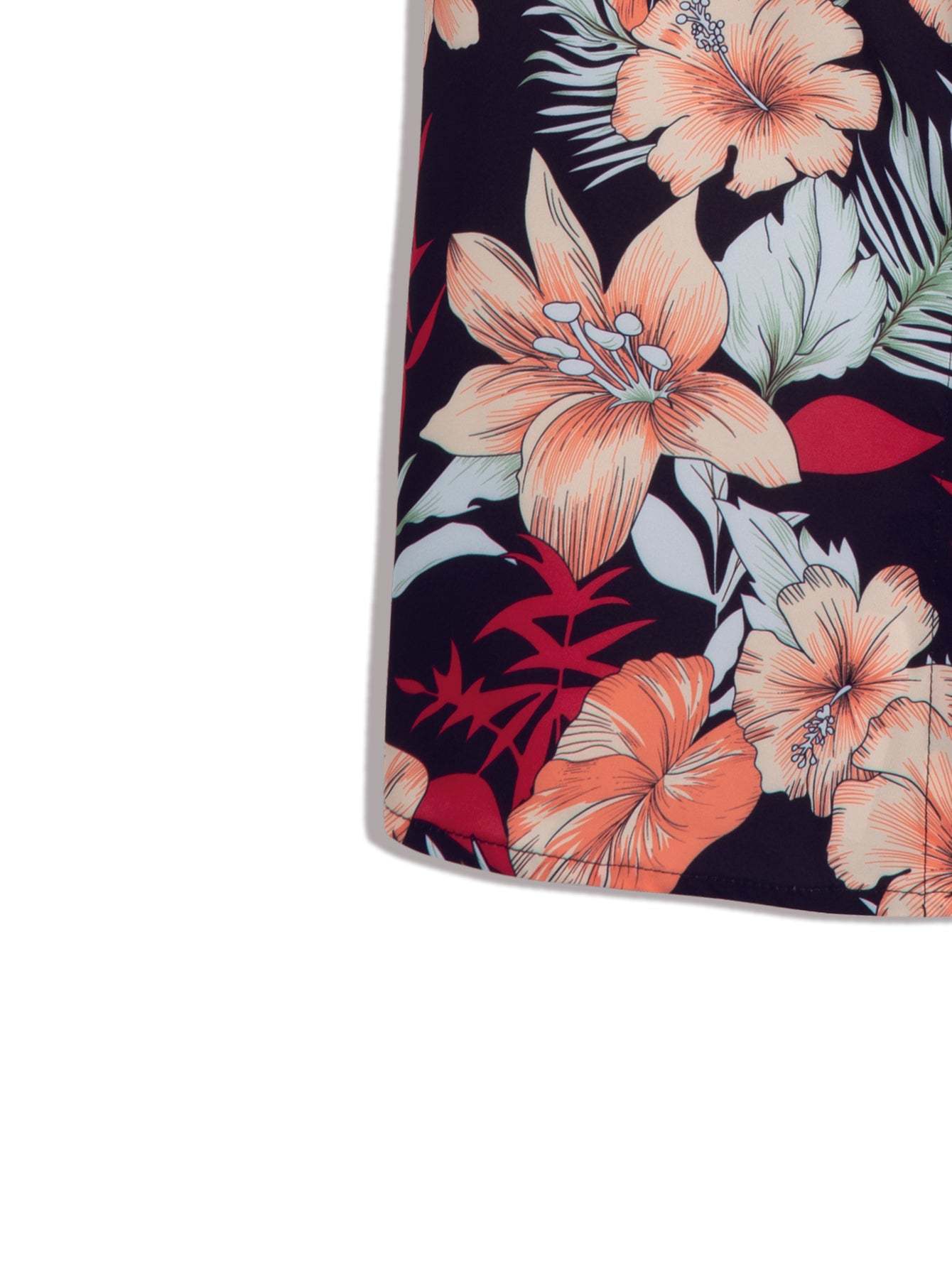 Tropical Harmony Shirt And Shorts Set-Vacay Outfit