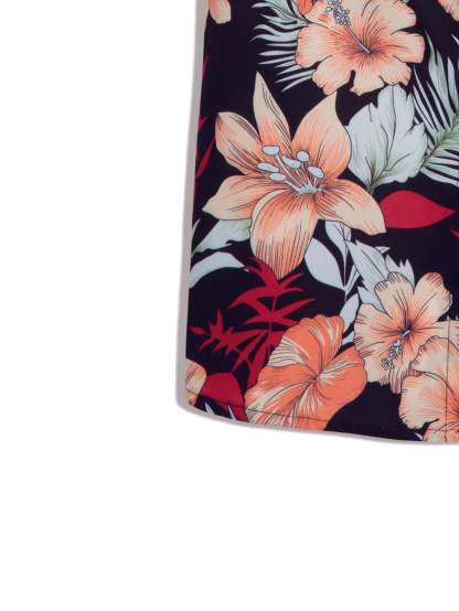 Tropical Harmony Shirt And Shorts Set-Vacay Outfit