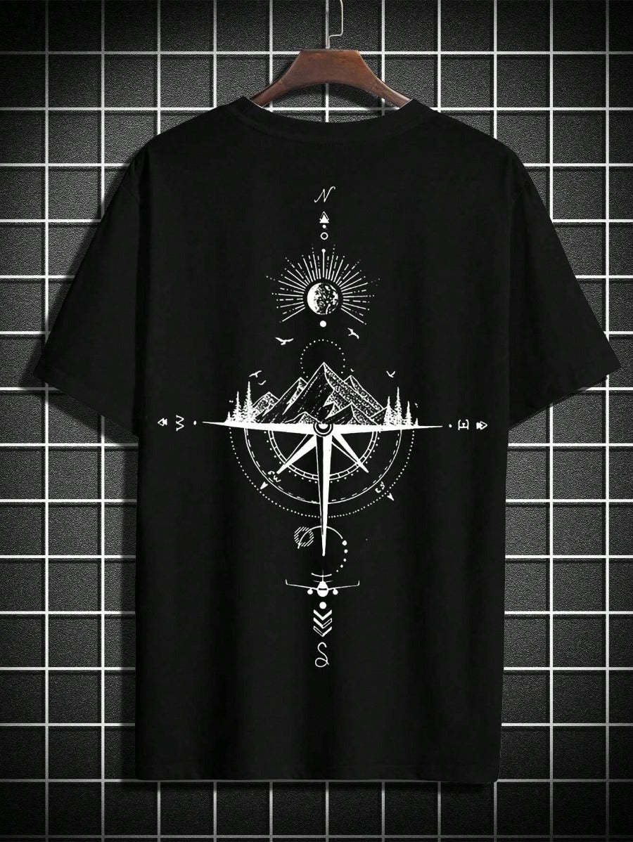 Printed Short Sleeve T Shirts-Vacay Outfit