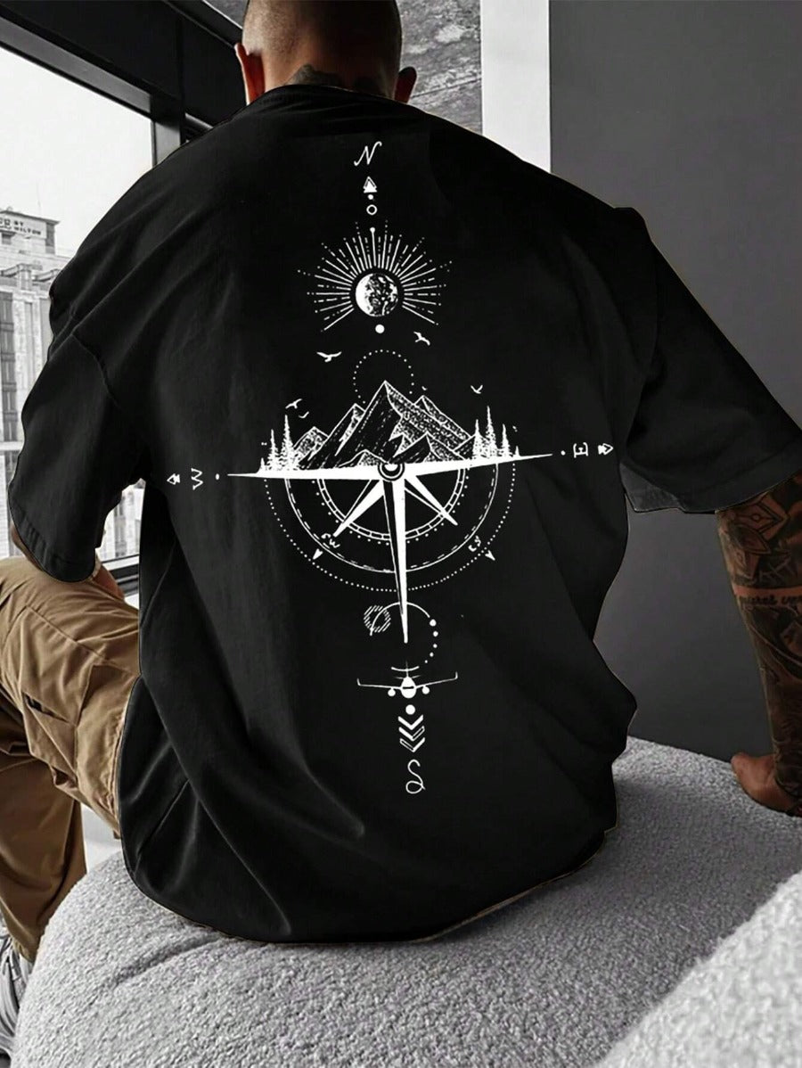 Printed Short Sleeve T Shirts-Vacay Outfit