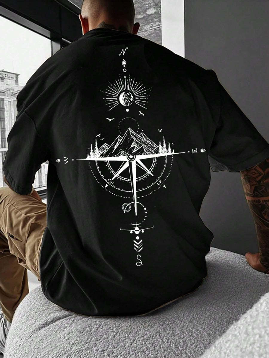 Printed Short Sleeve T Shirts-Vacay Outfit