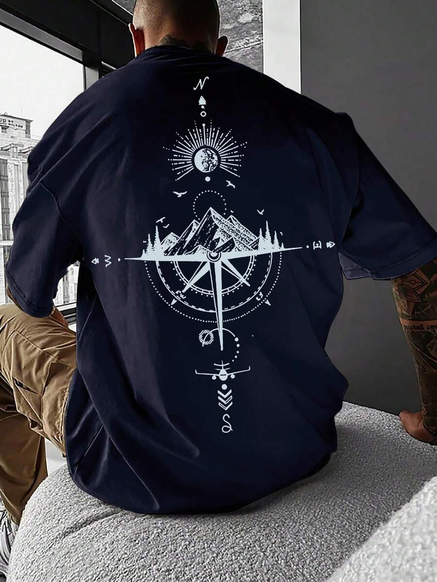 Printed Short Sleeve T Shirts-Vacay Outfit