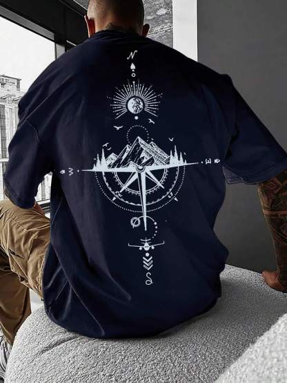 Printed Short Sleeve T Shirts-Vacay Outfit