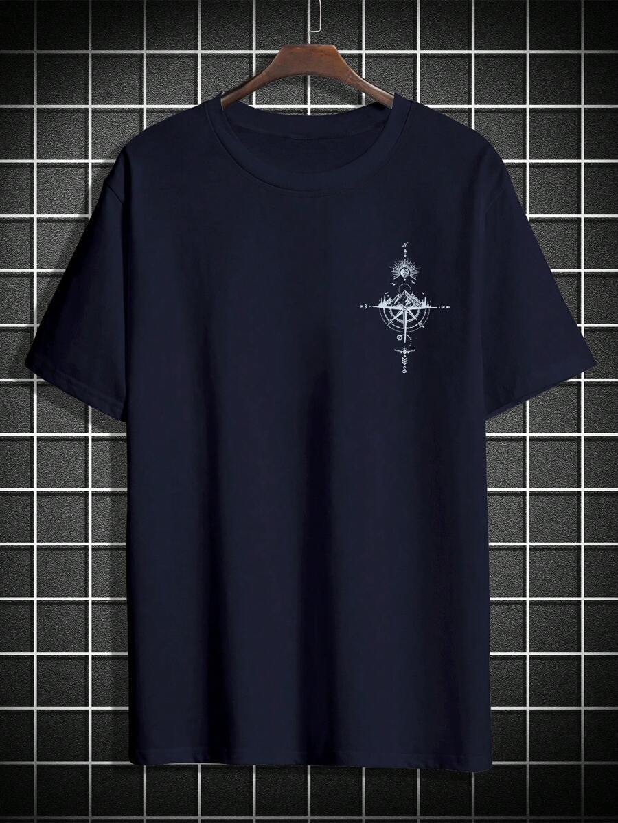 Printed Short Sleeve T Shirts-Vacay Outfit