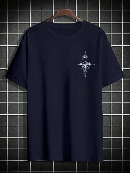 Printed Short Sleeve T Shirts-Vacay Outfit