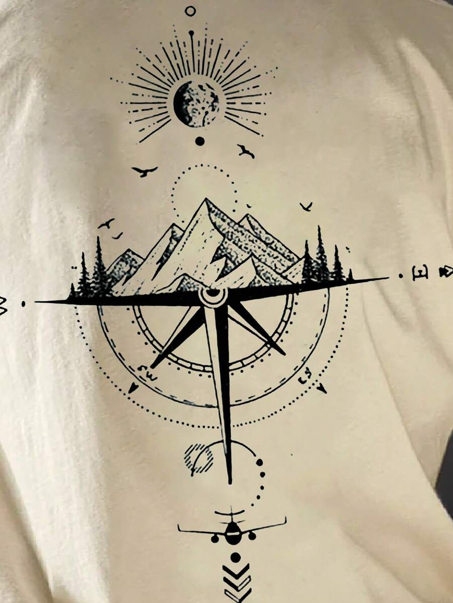 Printed Short Sleeve T Shirts-Vacay Outfit