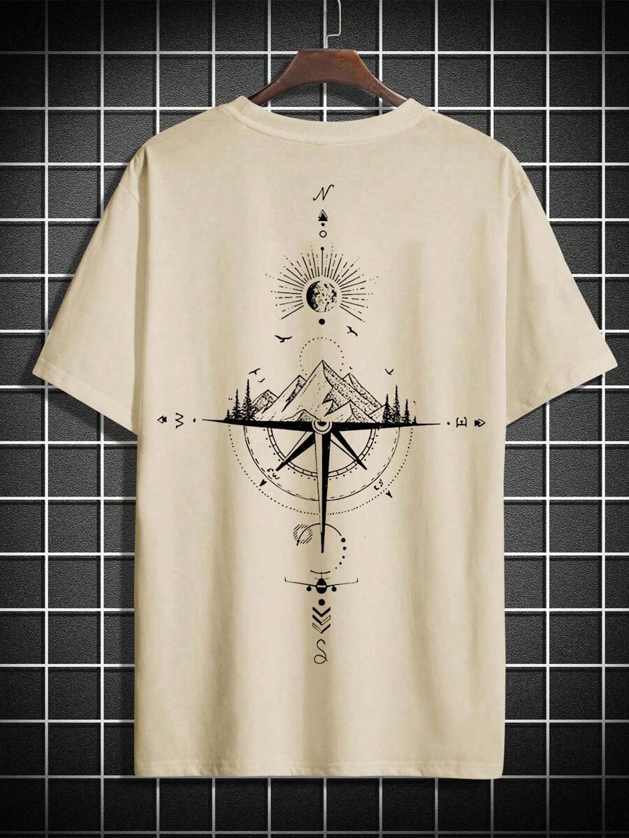 Printed Short Sleeve T Shirts-Vacay Outfit