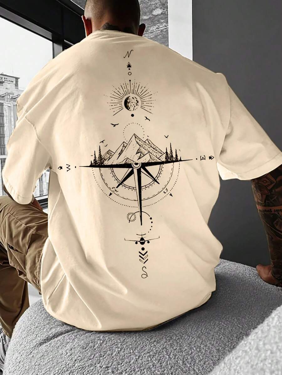 Printed Short Sleeve T Shirts-Vacay Outfit