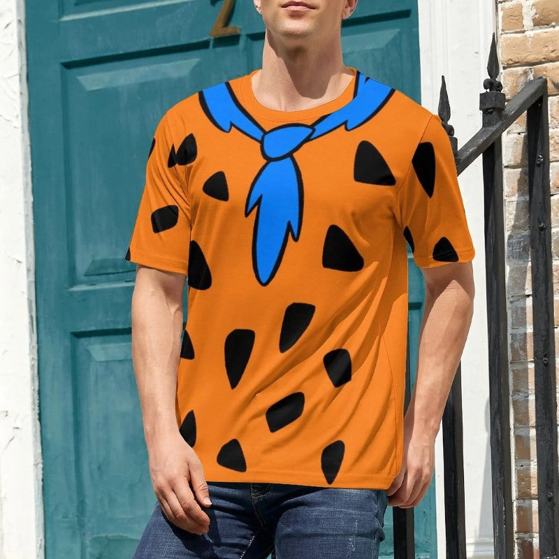 Round Collar Cartoon Character Casual T Shirt-Vacay Outfit