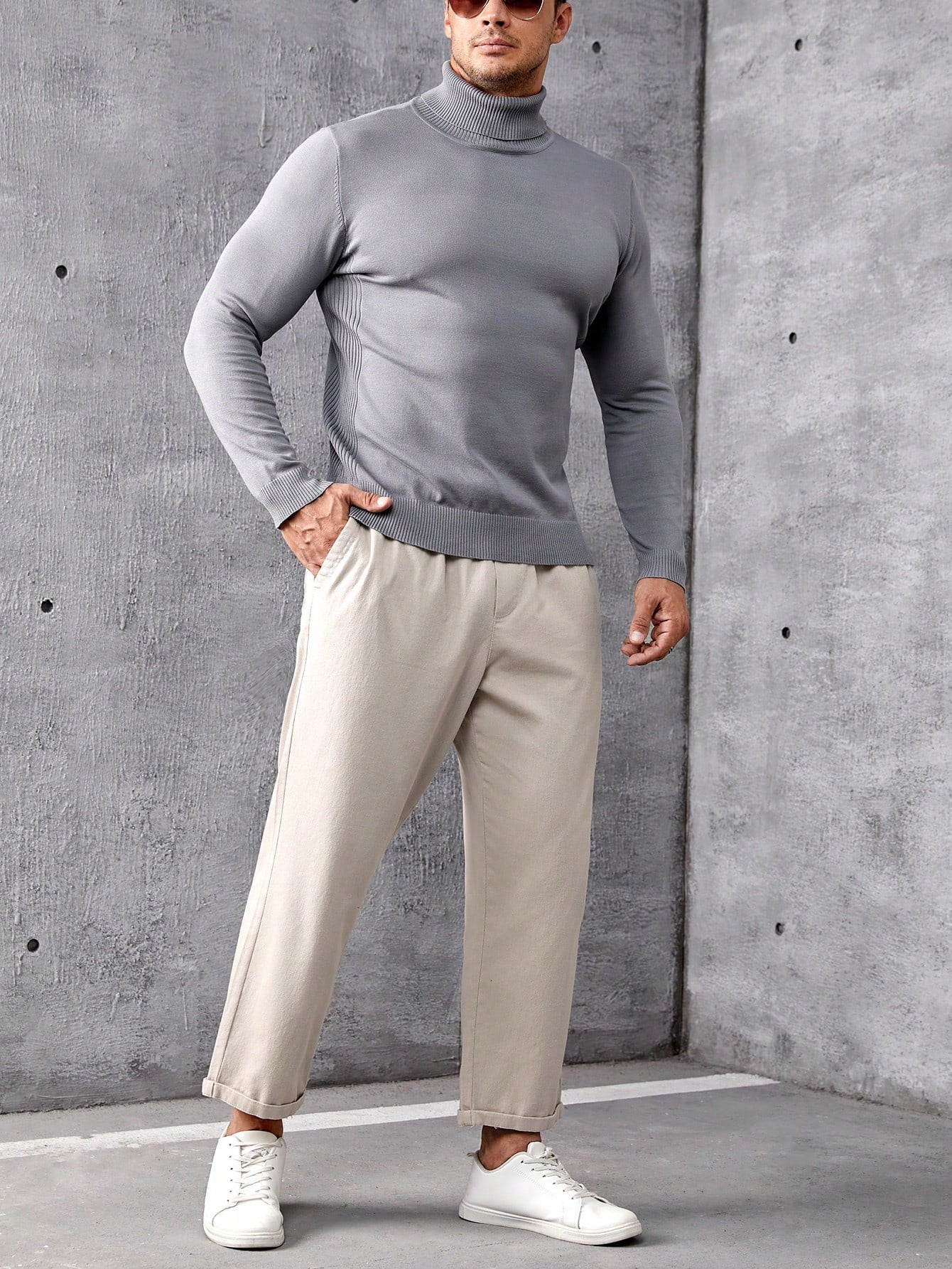 Slant Pocket Straight Pant-Vacay Outfit