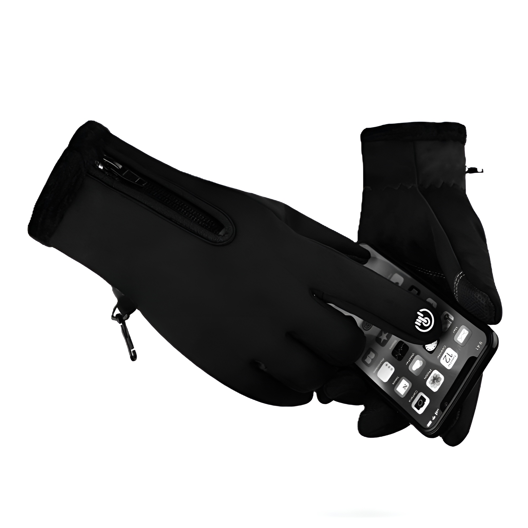 Running Gloves For Winter With Soft Comfort Lining And Anti Slip Design