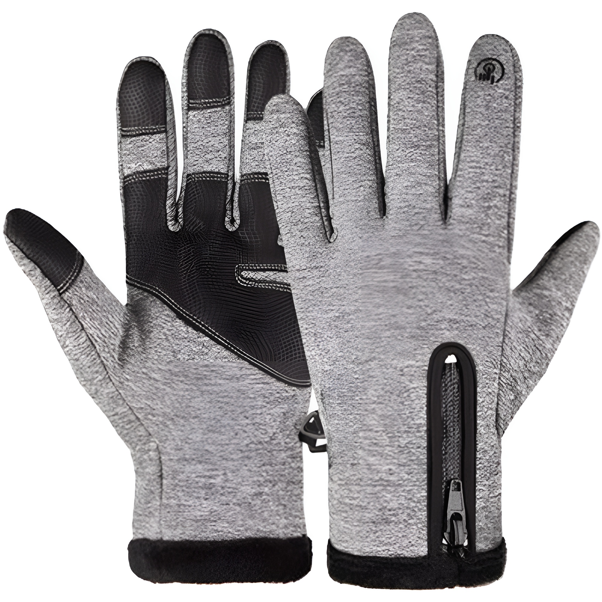 Running Gloves For Winter With Soft Comfort Lining And Anti Slip Design