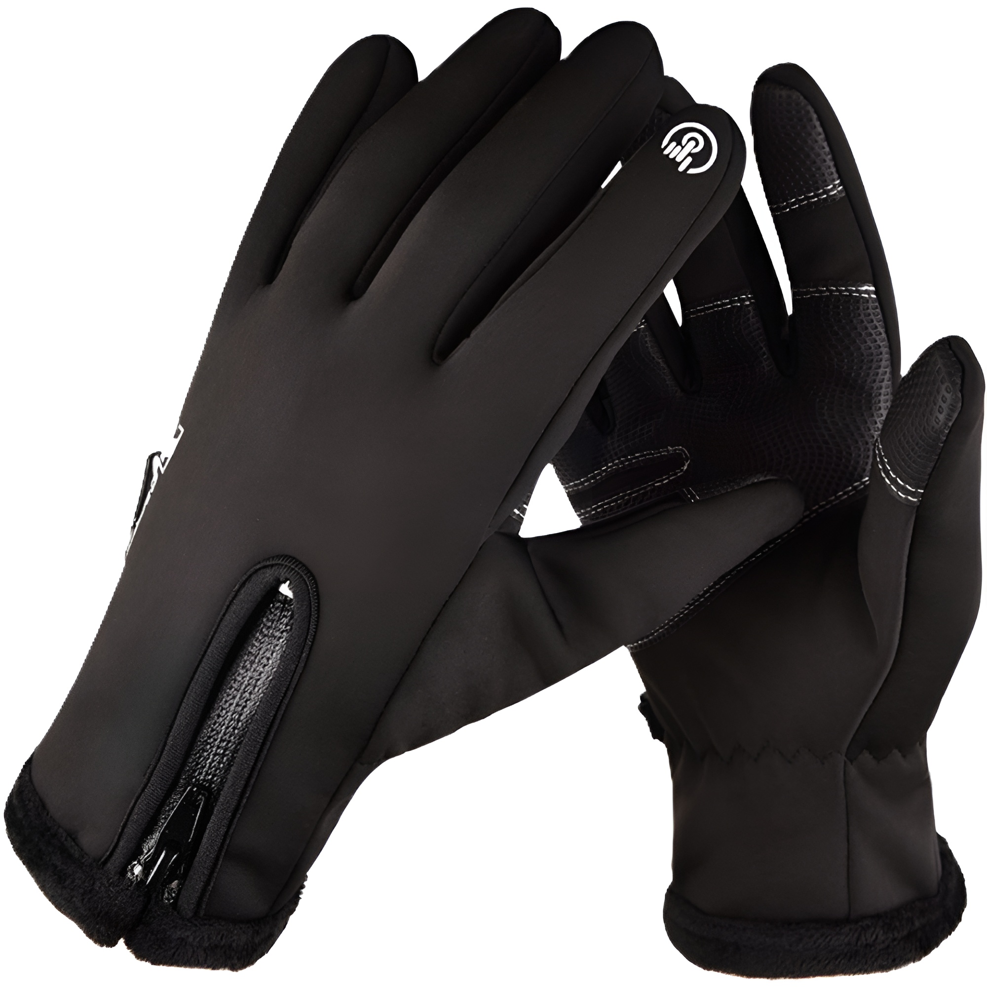 Running Gloves For Winter With Soft Comfort Lining And Anti Slip Design