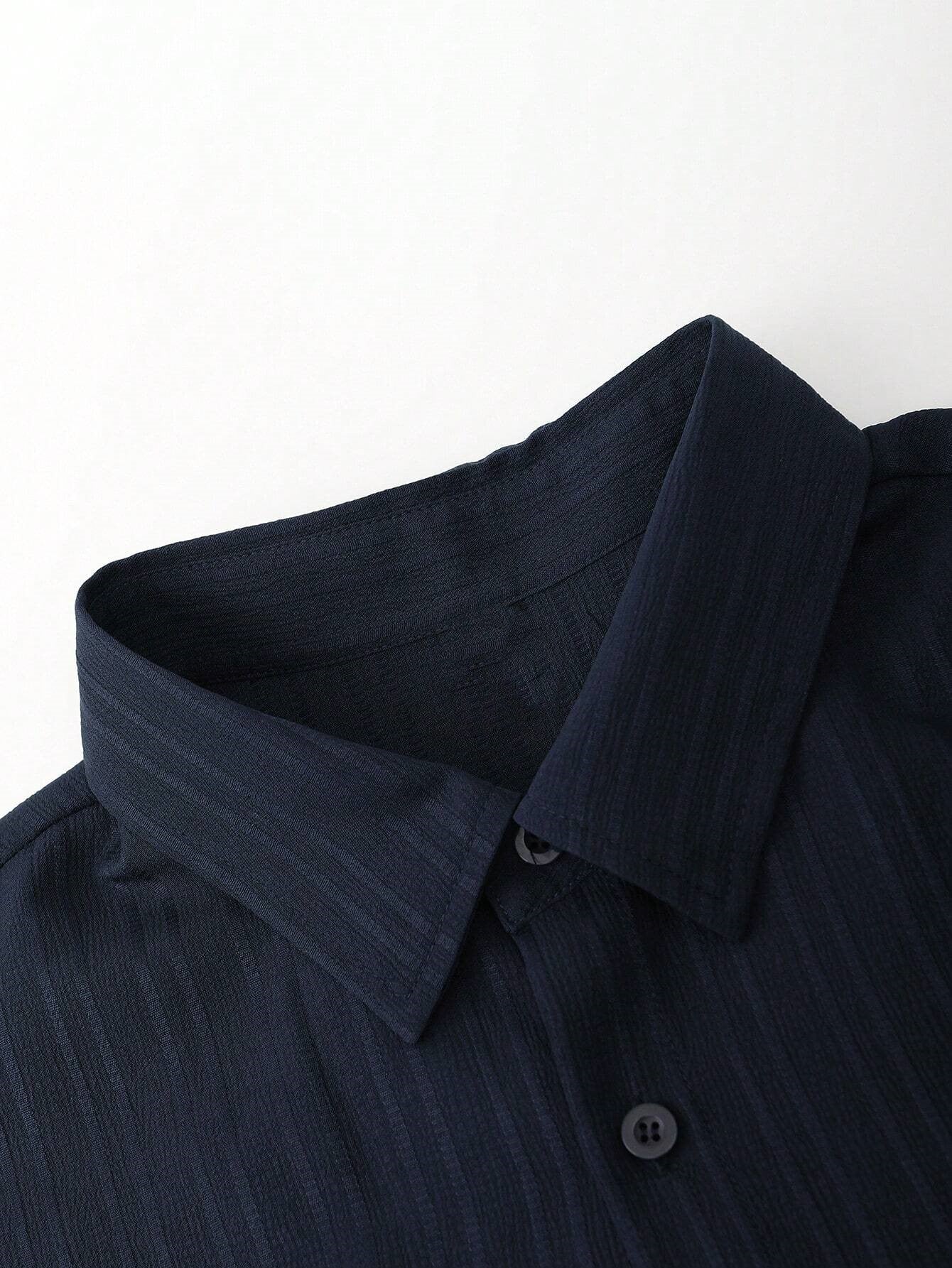 Button Up Shirt And Drawstring Pants-Vacay Outfit