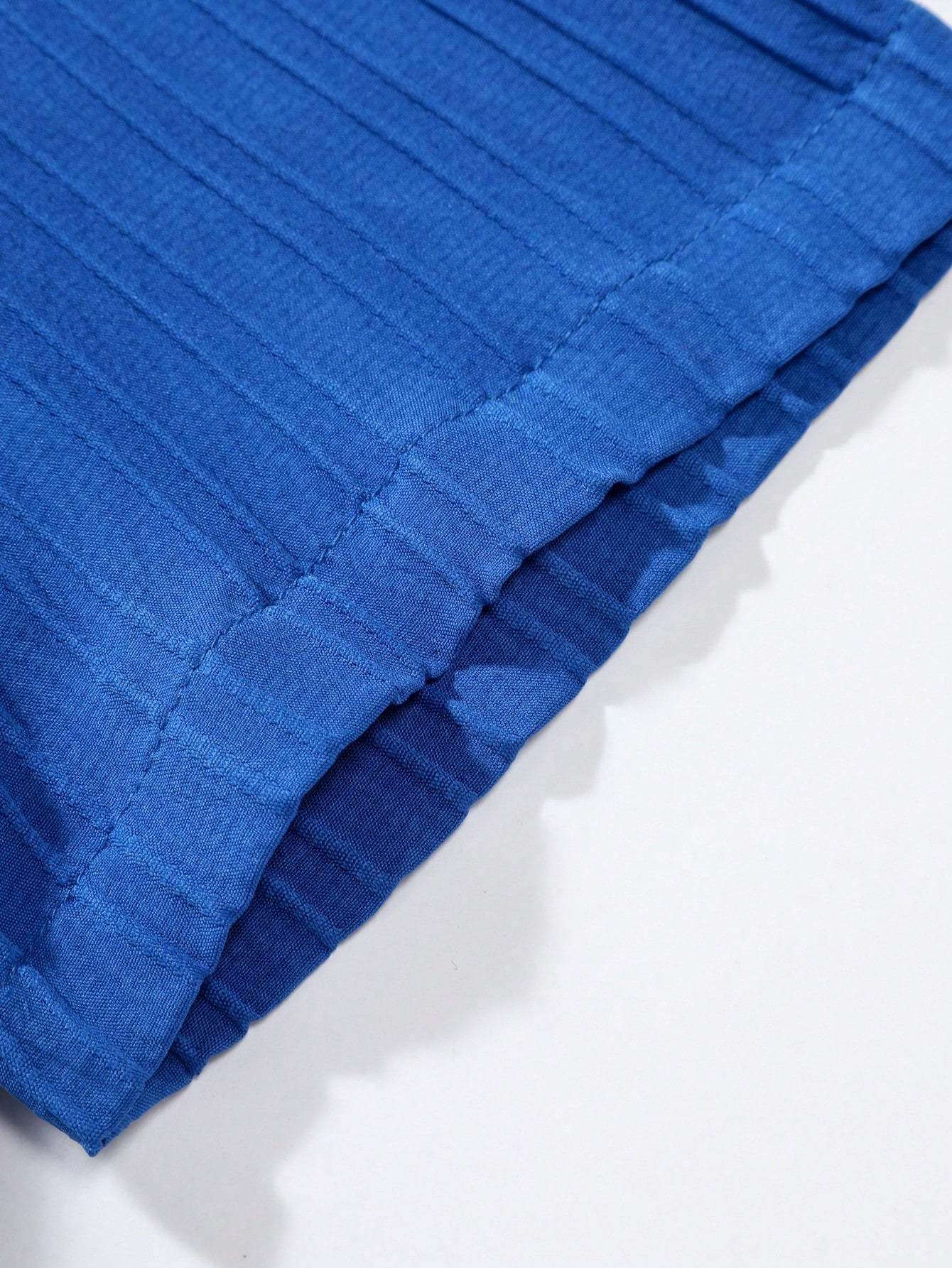 Monochrome Moods Shirt and Shorts Combo Set-Vacay Outfit