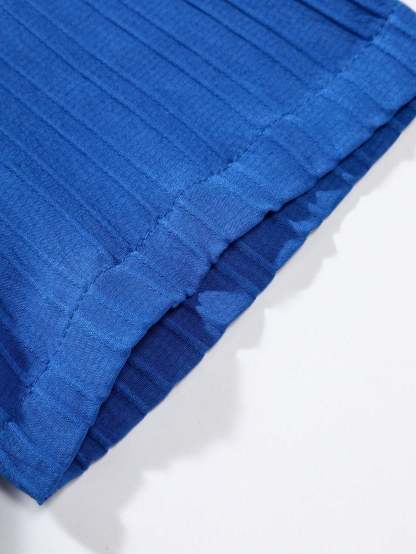 Monochrome Moods Shirt and Shorts Combo Set-Vacay Outfit