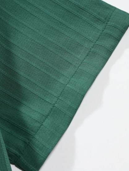 Monochrome Moods Shirt and Shorts Combo Set-Vacay Outfit