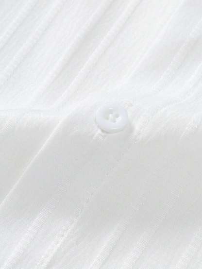 Monochrome Moods Shirt and Shorts Combo Set-Vacay Outfit