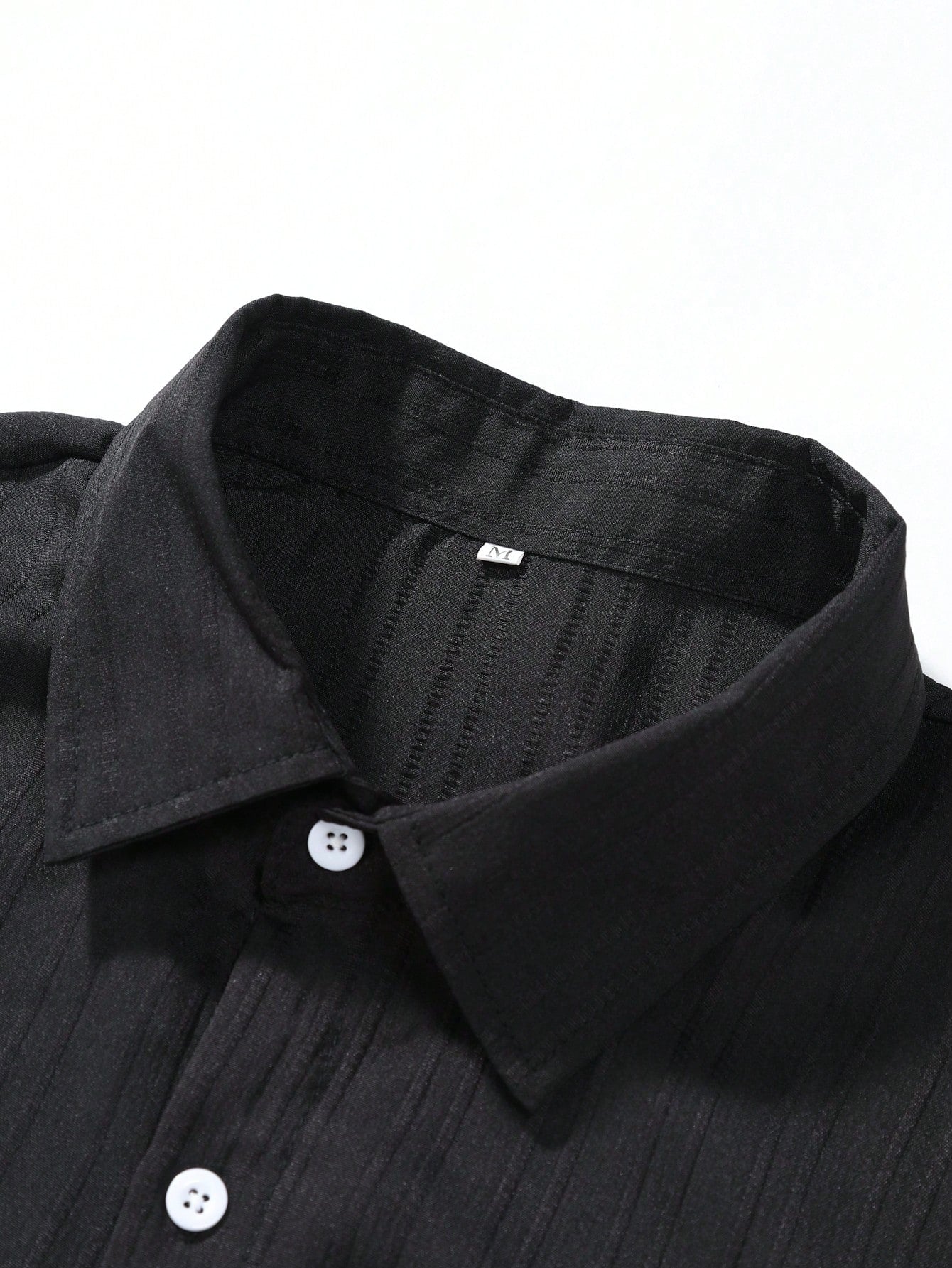 Monochrome Moods Shirt and Shorts Combo Set-Vacay Outfit