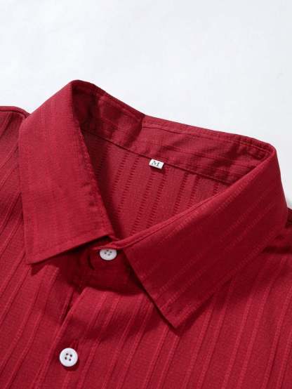 Monochrome Moods Shirt and Shorts Combo Set-Vacay Outfit