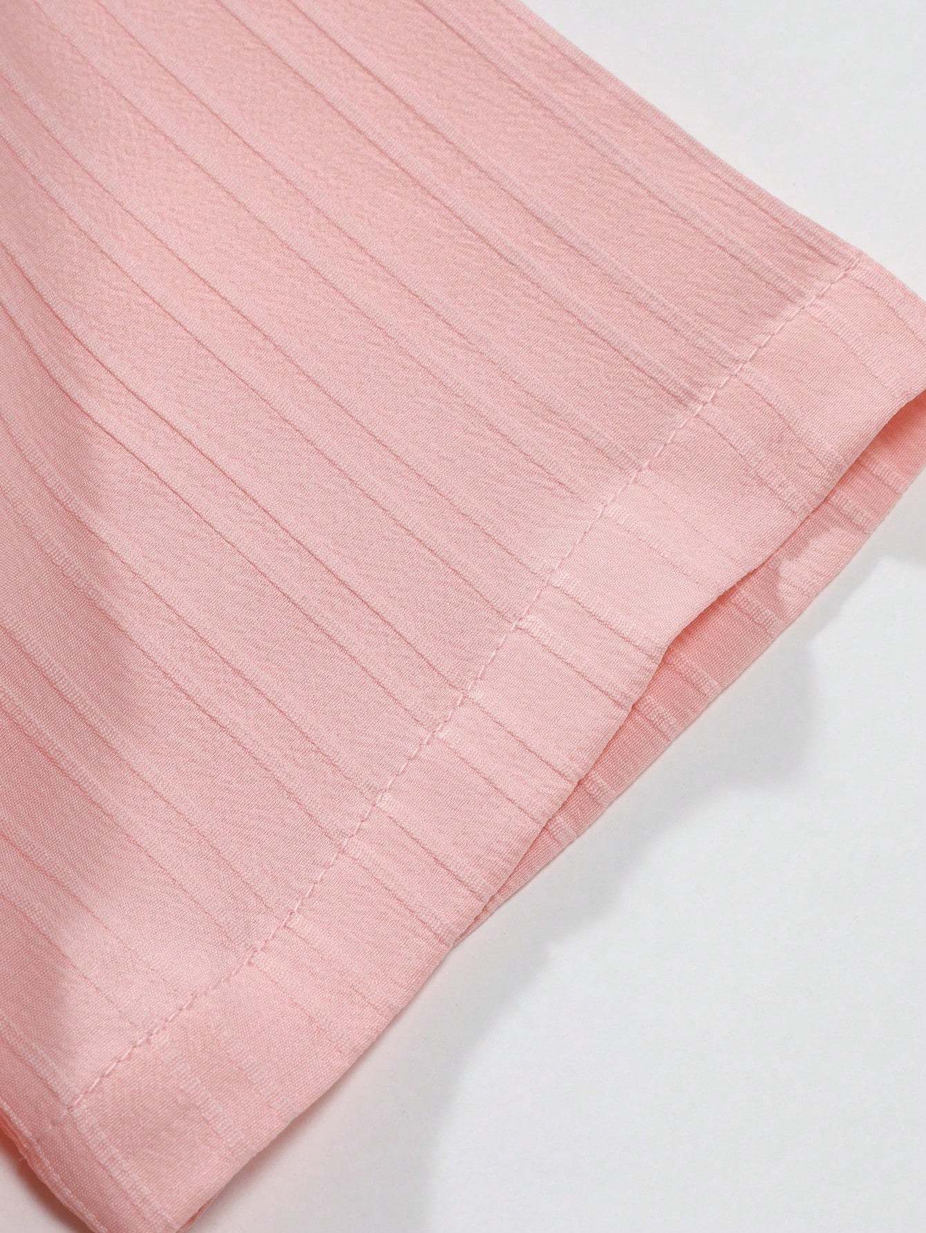 Monochrome Moods Shirt and Shorts Combo Set-Vacay Outfit