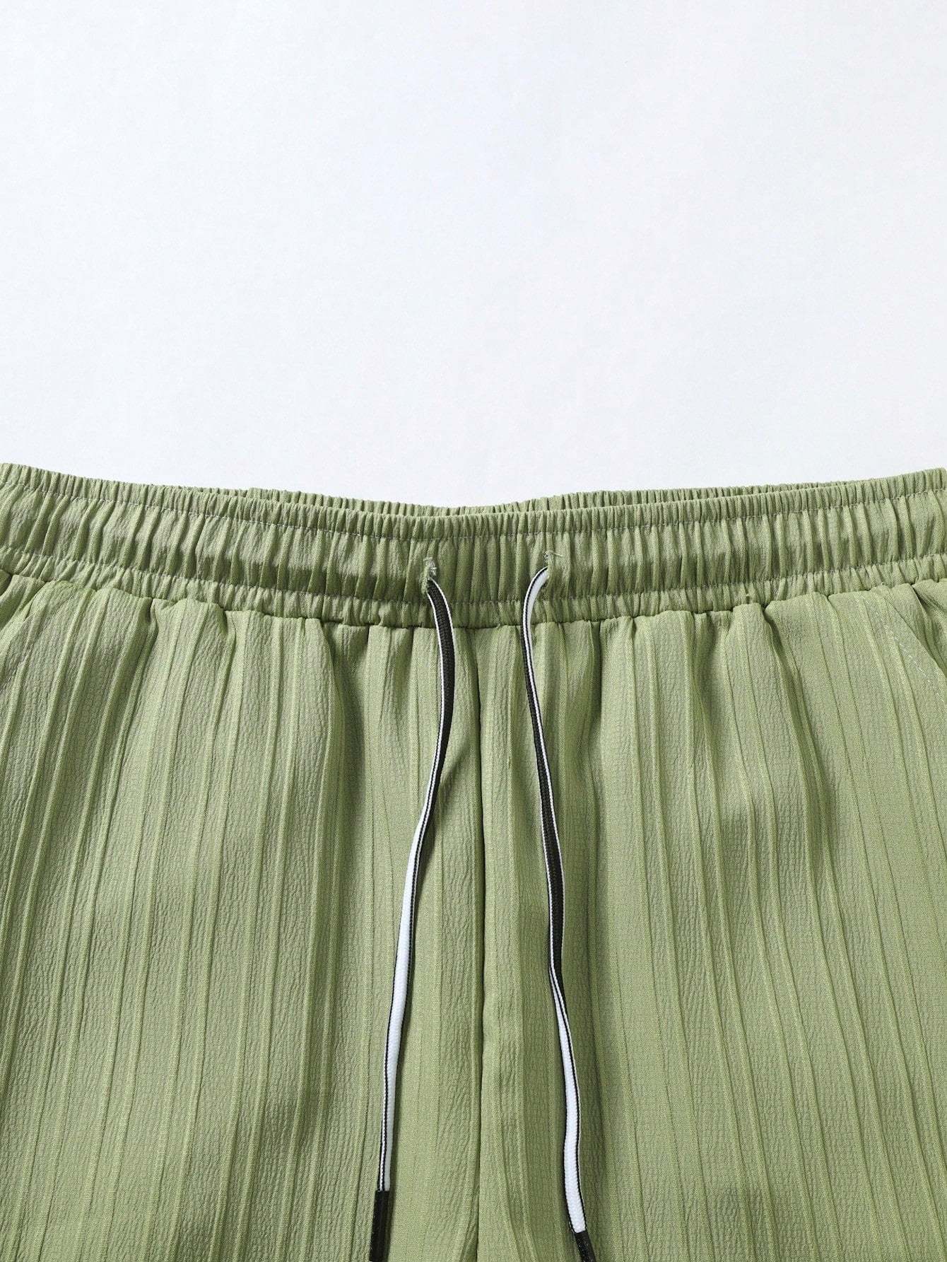 Monochrome Moods Shirt and Shorts Combo Set-Vacay Outfit