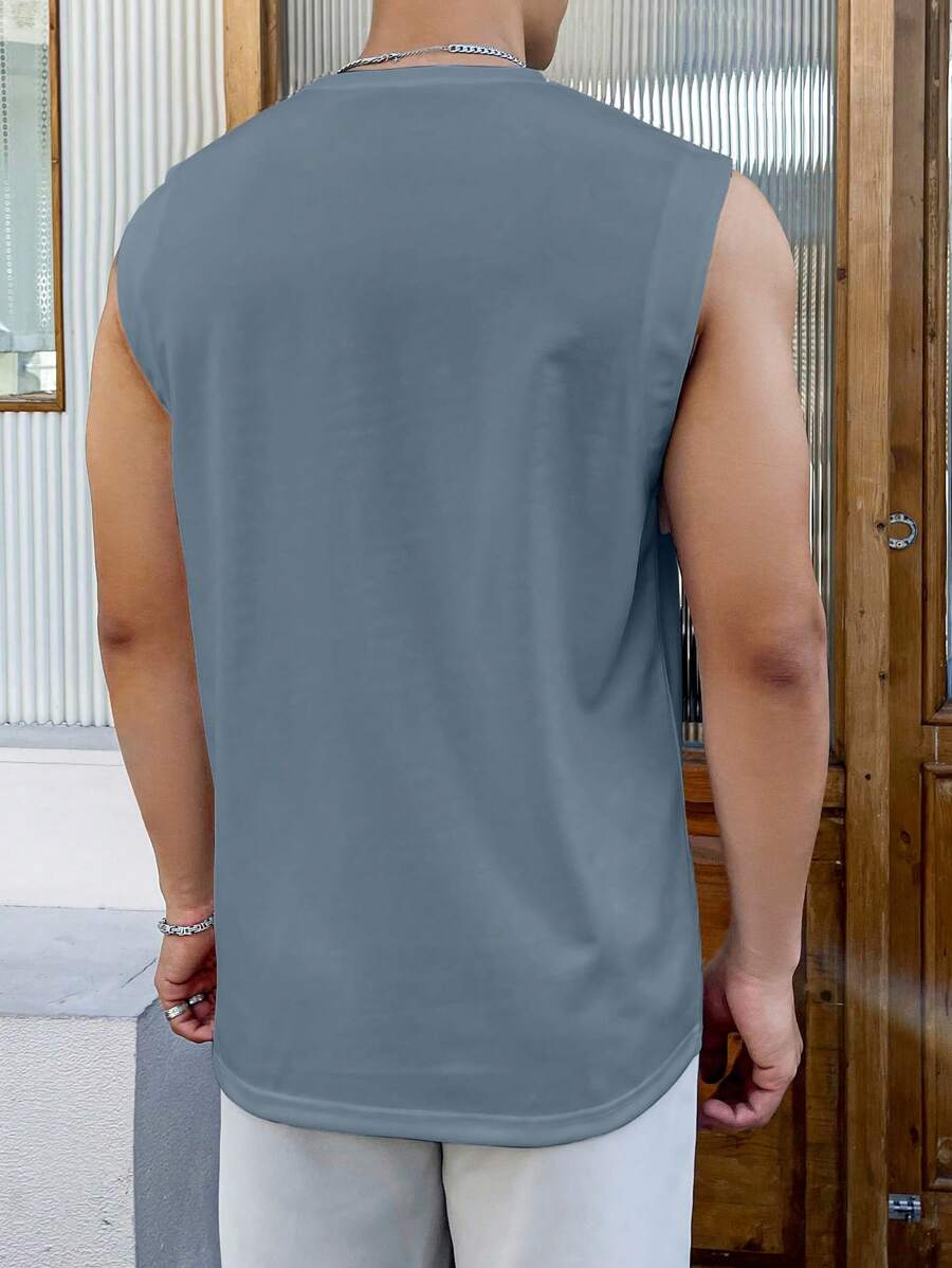 Solid Color Tank Top-Vacay Outfit