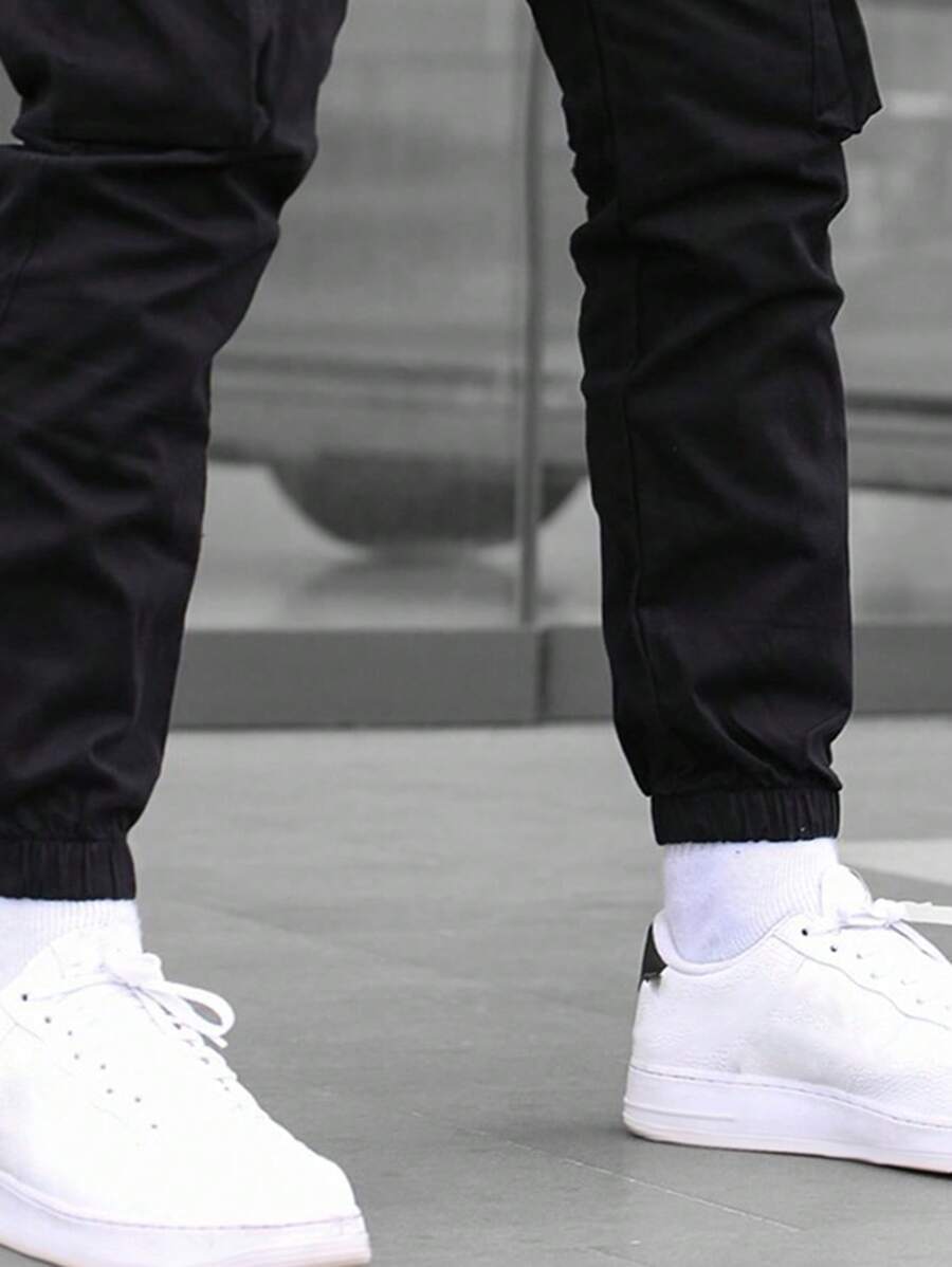 Street Style Plain Cargo Pants-Vacay Outfit