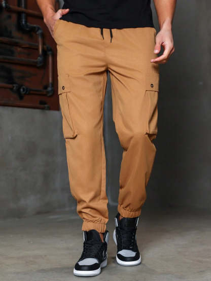 Street Style Plain Cargo Pants-Vacay Outfit