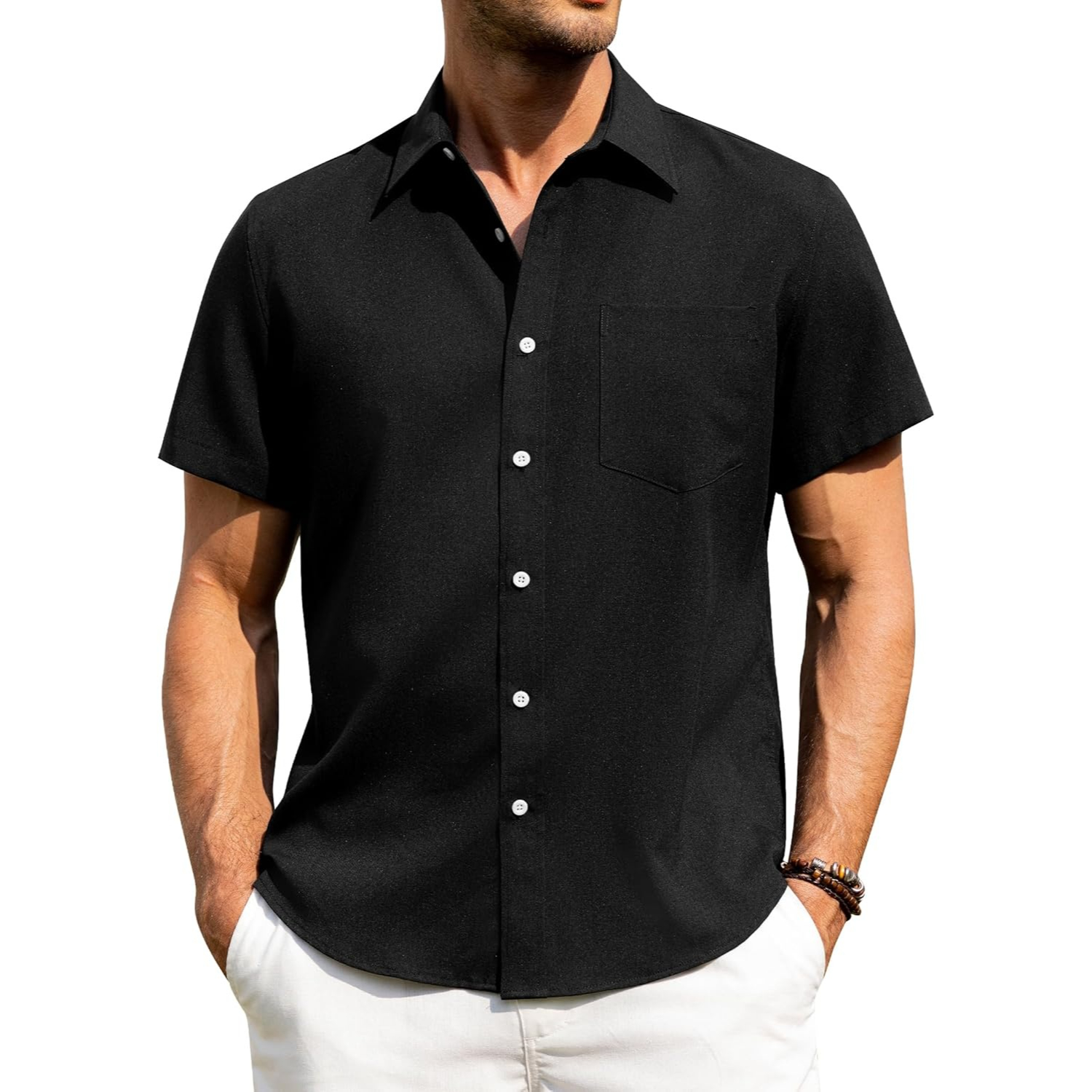 Summer Casual Beach Short Sleeve Shirt