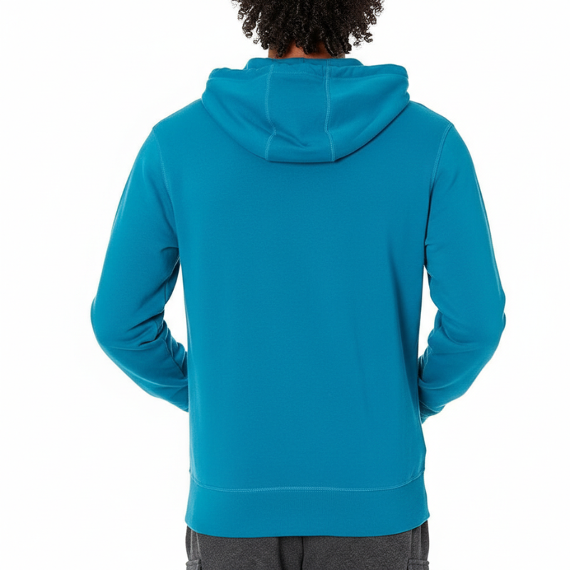 Men Lightweight French Terry Full-Zip Hooded Sweatshirt