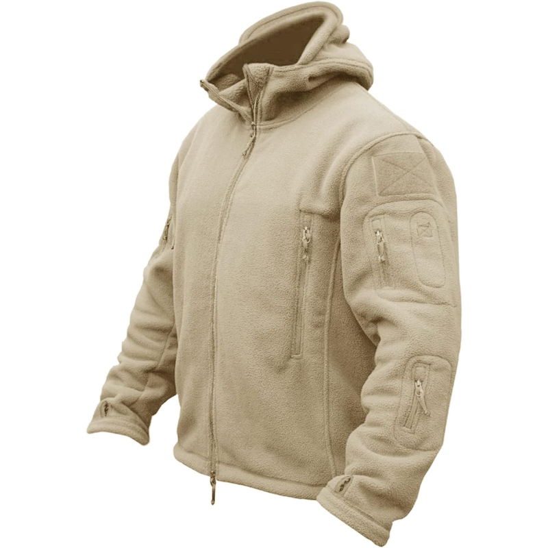 Tactical Fleece Warm Hooded Coat For Men